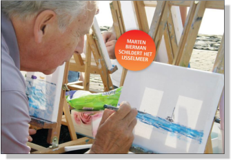 Marten Bierman schildert het IJsselmeer